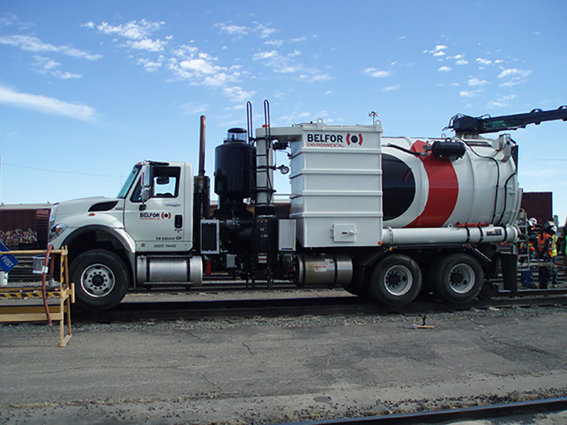 BELFOR Environmental "The Guzzler" vacuum truck