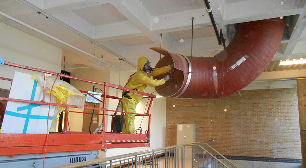 BELFOR Environmental removing ammonia exhaust