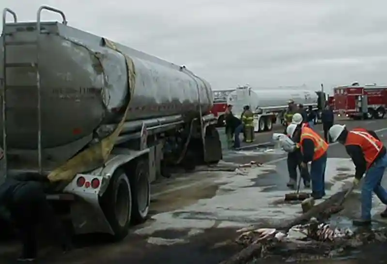 BELFOR Environmental cleans up fuel spill